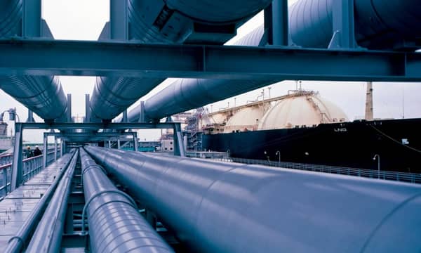Liquid Natural Gas Tanker to deliver natural gas to consumers.
