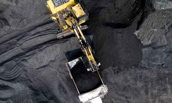 Open cast coal mine