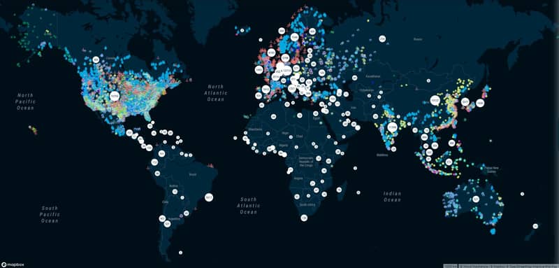 Global power generation assets by energy source