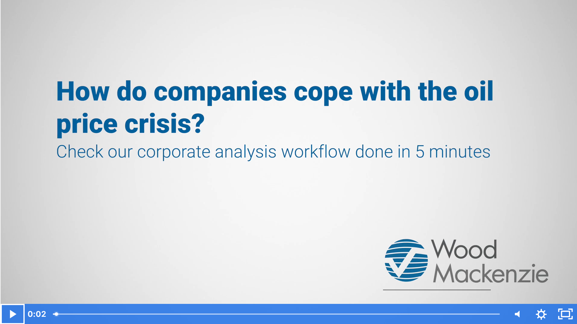 How do companies cope with the oil price crisis?