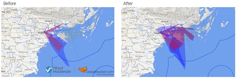 Figure 5: Increased coverage at the Ha Long Port, Vietnam.