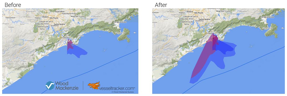 Figure 4: Increased coverage at the Port of Santos, Brazil.