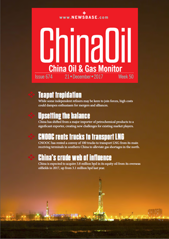 Wood Mackenzie featured in 'ChinaOil - China Oil & Gas Monitor, a publication from Newsbase Intelligence'