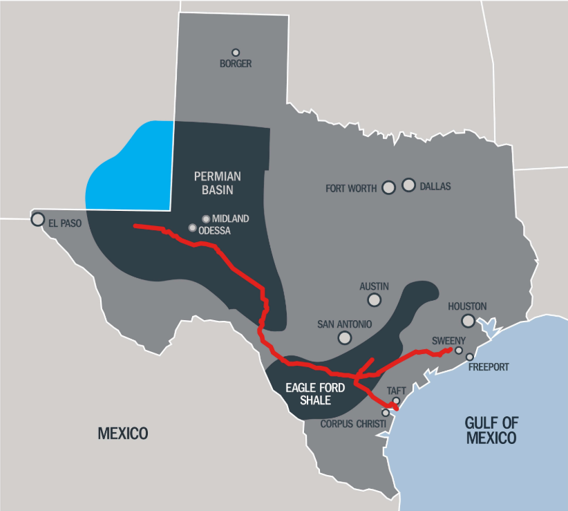 Figure 1: Gray Oak Pipeline
