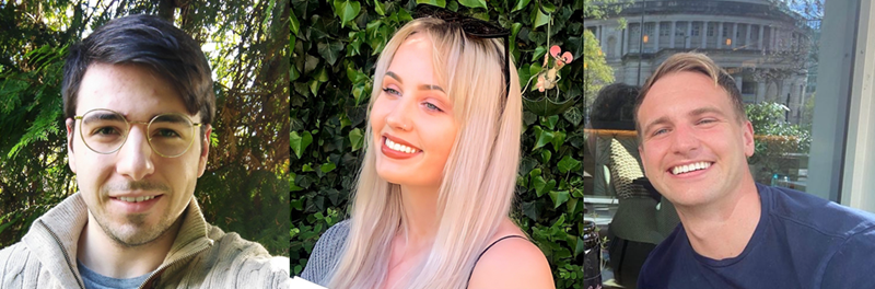 Pictures of Tim, Beth and Rob