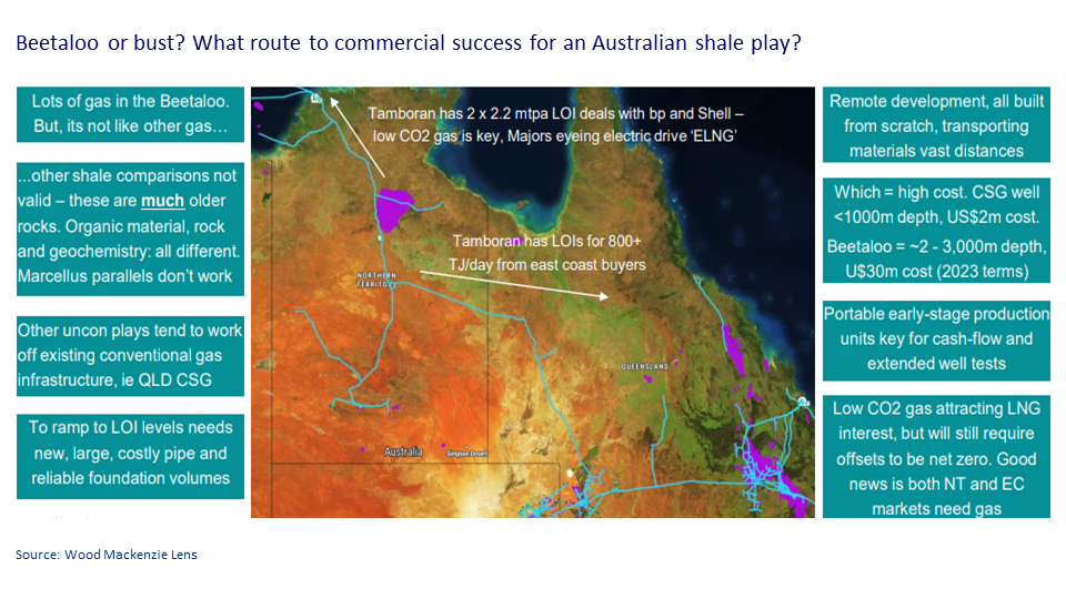 Beetaloo or bust? What route to commercial success for an Australian shale play?