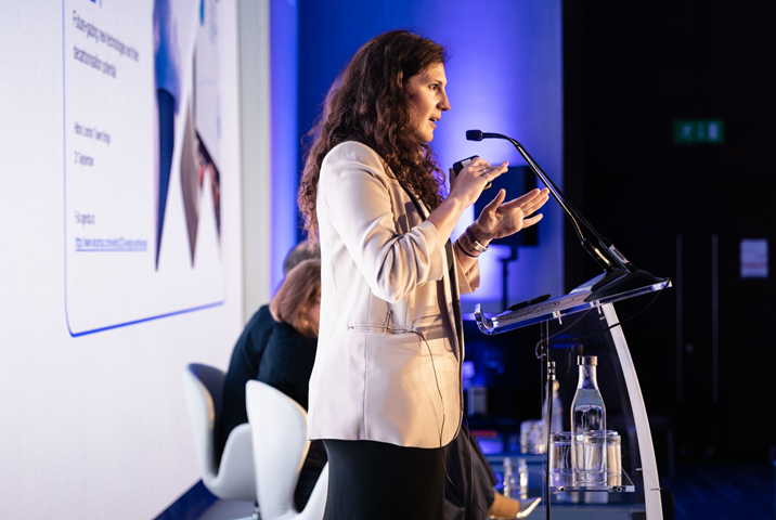 Elena Belletti, Global Head of Carbon Research, speaking at the Wood Mackenzie Energy & Natural Resources Summit 