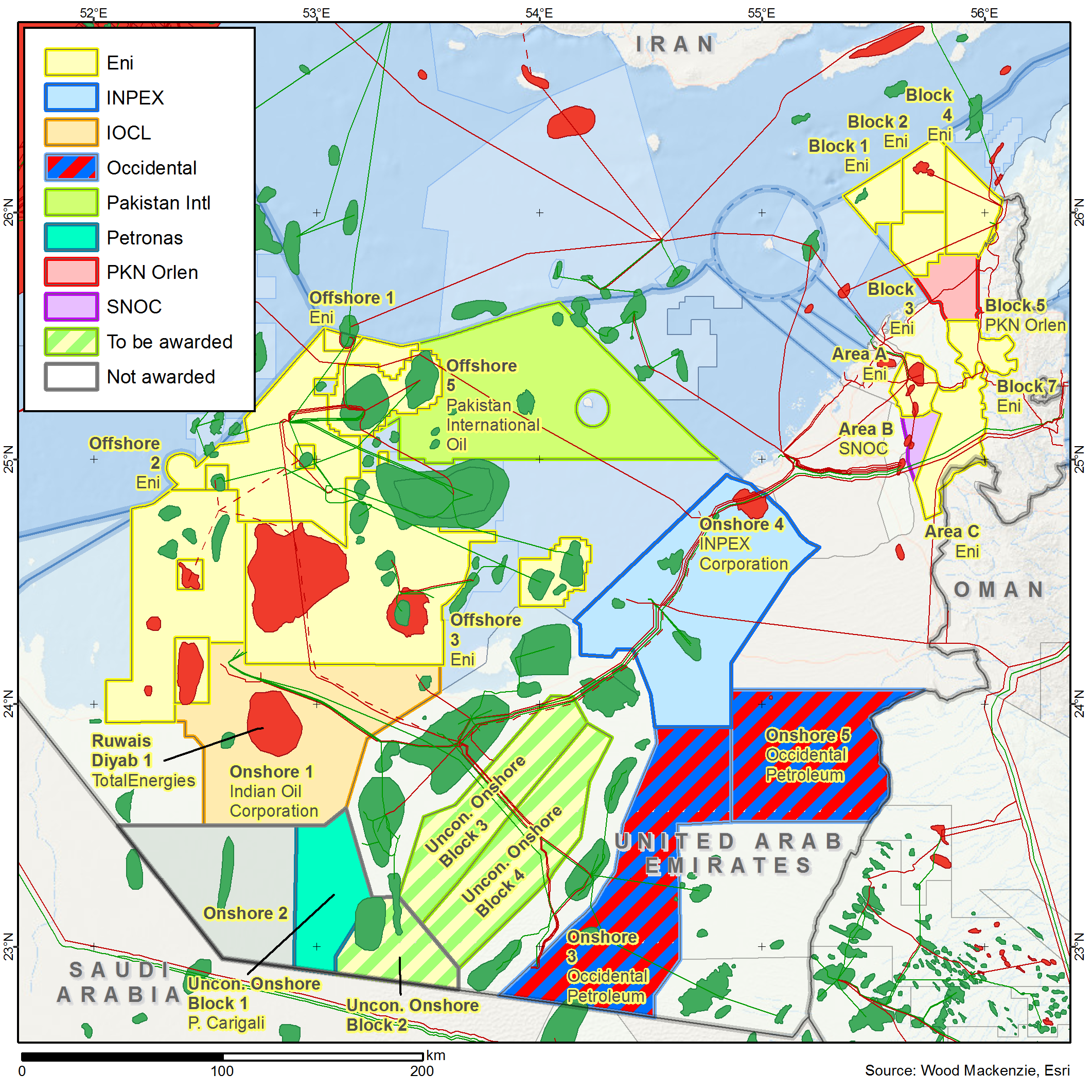 UAE exploration licensing awards - 2018 and 2019