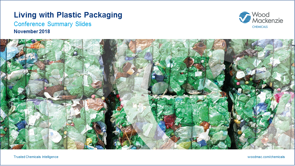 Title slide: Living with Plastics Conference Summary Slides