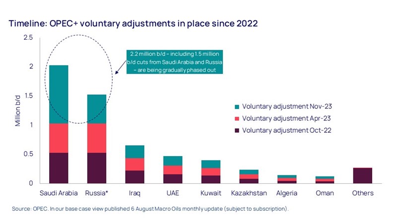 Timeline: OPEC+ voluntary adjustments in place since 2022
