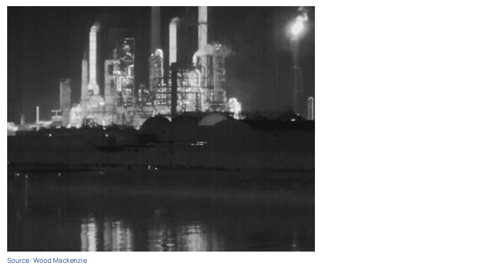 Wood Mac-monitored oil refinery in Japan 