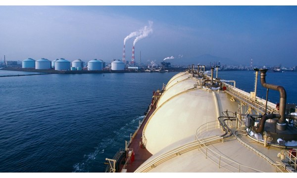 Liquid Natural Gas Tanker to deliver natural gas to consumers.