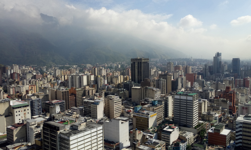 Picture shows Caracas, Venezuela 