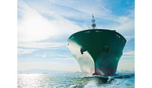 LNG vessel leaves port