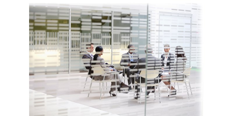 People in meeting room