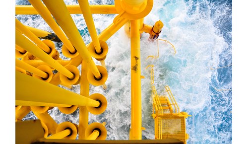 Offshore production platform pipework